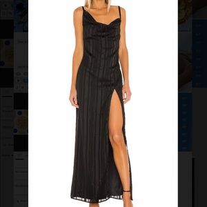 Revolve Reyna Maxi Dress Black- Camila Coelho